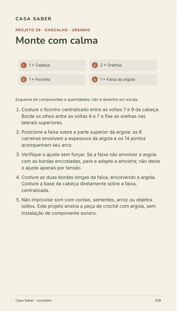 Página real: Projeto com argola